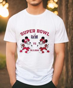 Mickey 49ers vs Chiefs Super Bowl LVIII 02.11.2024 Shirt