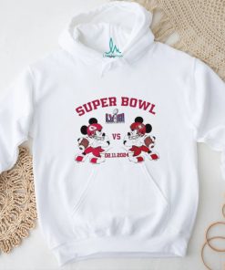 Mickey 49ers vs Chiefs Super Bowl LVIII 02.11.2024 Shirt