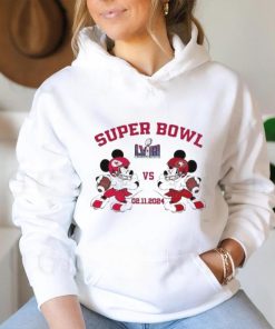 Mickey 49ers vs Chiefs Super Bowl LVIII 02.11.2024 Shirt