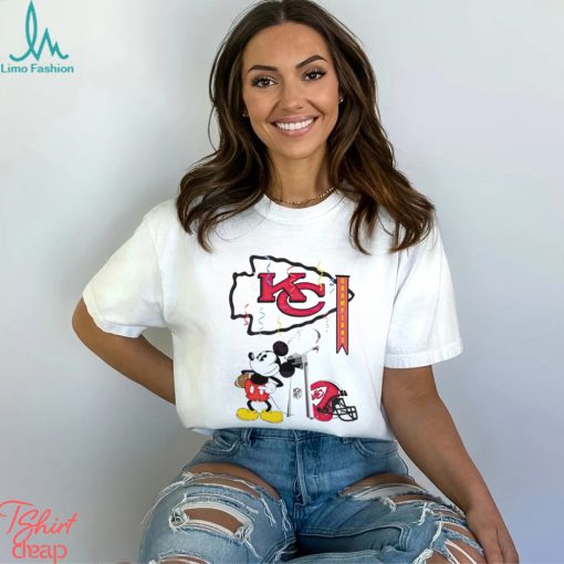 Mickey Mouse Kansas City Chiefs Champions Trophy Shirt