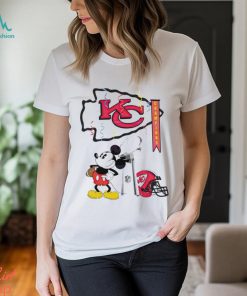 Mickey Mouse Kansas City Chiefs Champions Trophy Shirt