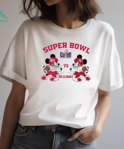 Mickey Mouse Kansas City Chiefs vs San Francisco 49ers Super Bowl LVIII shirt