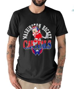 Mickey Mouse Play Hockey Washington Capitals shirt