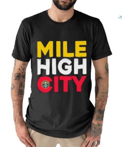 Mile High City Denver Nuggets Basketball NBA logo shirt
