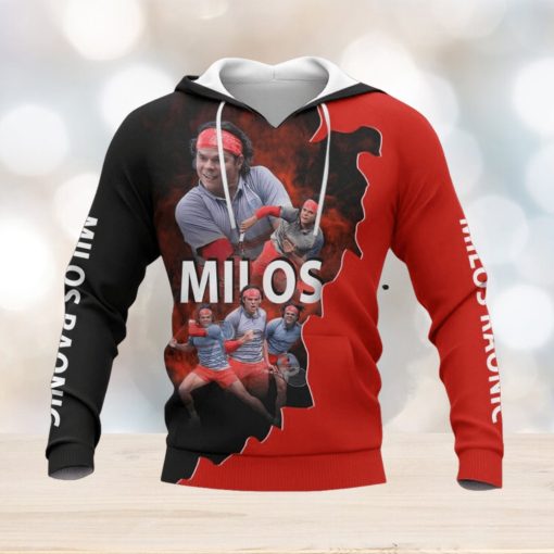 Milos Raonic Printing Hoodie, For Men And Women