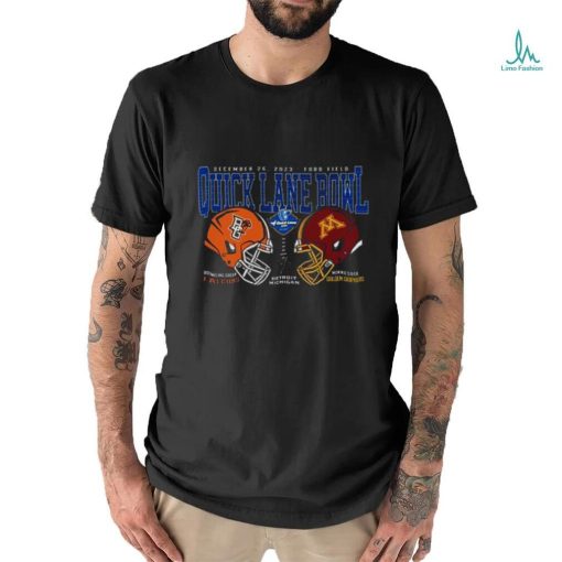 Minnesota Golden Gophers vs Bowling Green Falcons 2023 Quick Lane Bowl Helmet Shirt
