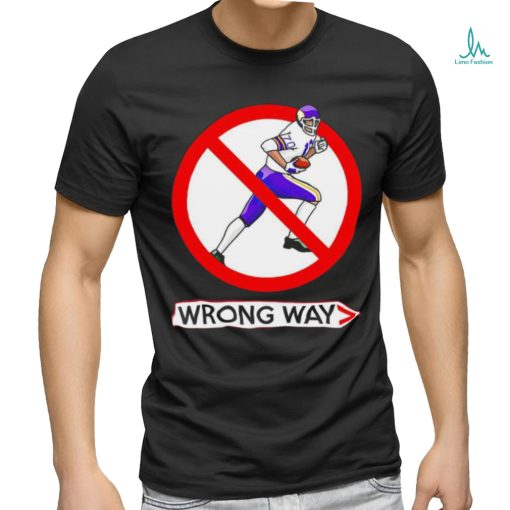 Minnesota Vikings Jim Marshall wrong way shirt