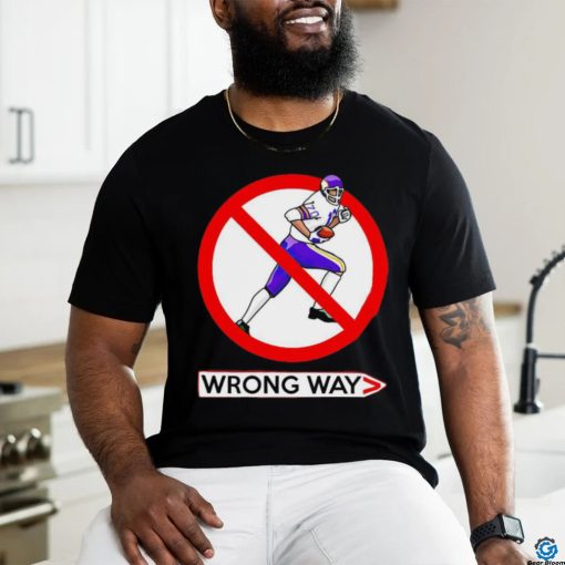 Minnesota Vikings Jim Marshall wrong way shirt