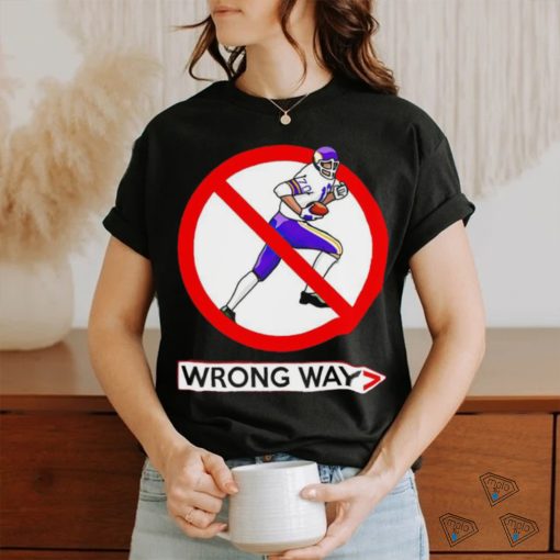 Minnesota Vikings Jim Marshall wrong way shirt