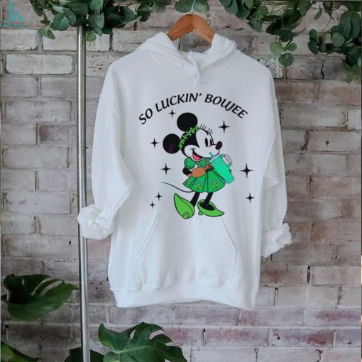 Minnie So Luckin Boujee St Patricks Day shirt