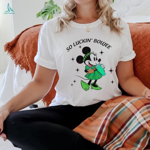 Minnie So Luckin Boujee St Patricks Day shirt