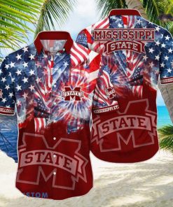 Mississippi State Bulldogs Flower Hawaiian Shirt Best Gift For Men And Women