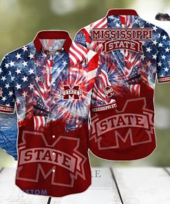 Mississippi State Bulldogs Flower Hawaiian Shirt Best Gift For Men And Women