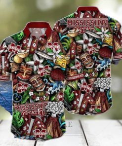 Mississippi State Bulldogs Flower Hawaiian Shirt Best Gift For Men Women