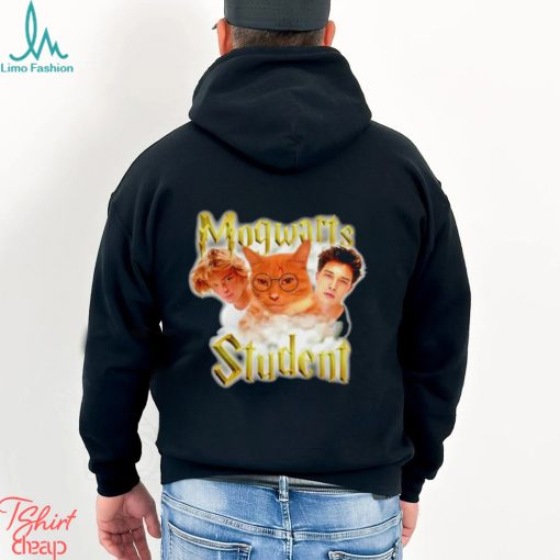 Mogwarts Students Viral Lookmaxxing Meme Jordan Barett and Chico and Mewing Cat shirt