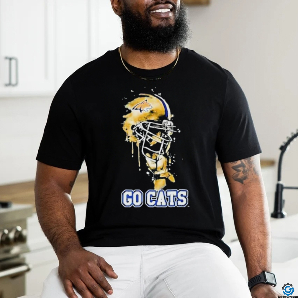 Montana State Bobcats Go Cats Rising Helmet Shirt Montana State Bobcats Go Cats Rising Helmet Shirt