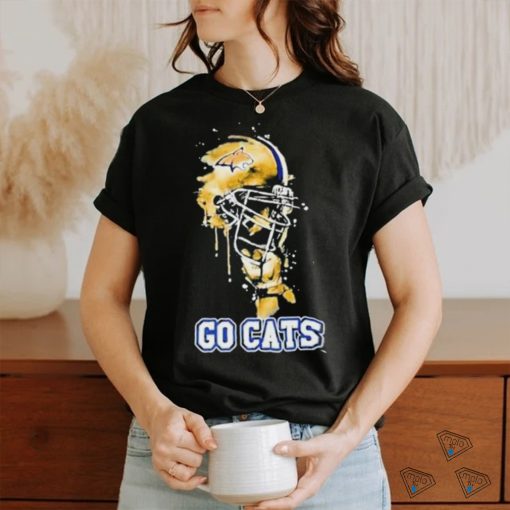 Montana State Bobcats Go Cats Rising Helmet Shirt