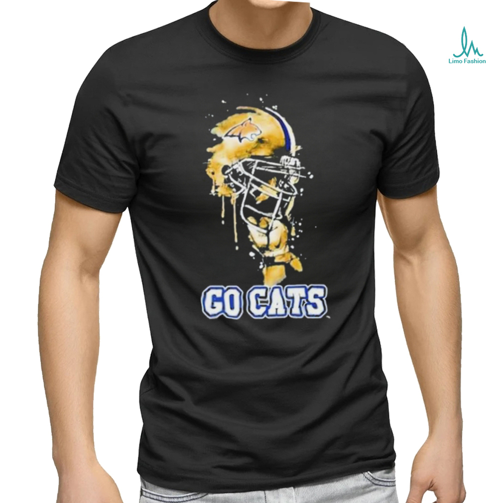 Montana State Bobcats Go Cats Rising Helmet Shirt Montana State Bobcats Go Cats Rising Helmet Shirt
