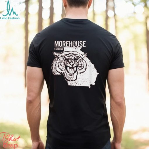 Morehouse College Maroon Tigers State Shape T Shirt