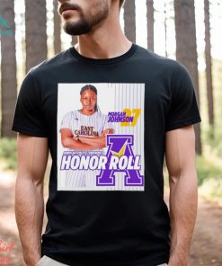 Morgan Johnson American Athletic Conference Honor Roll poster shirt