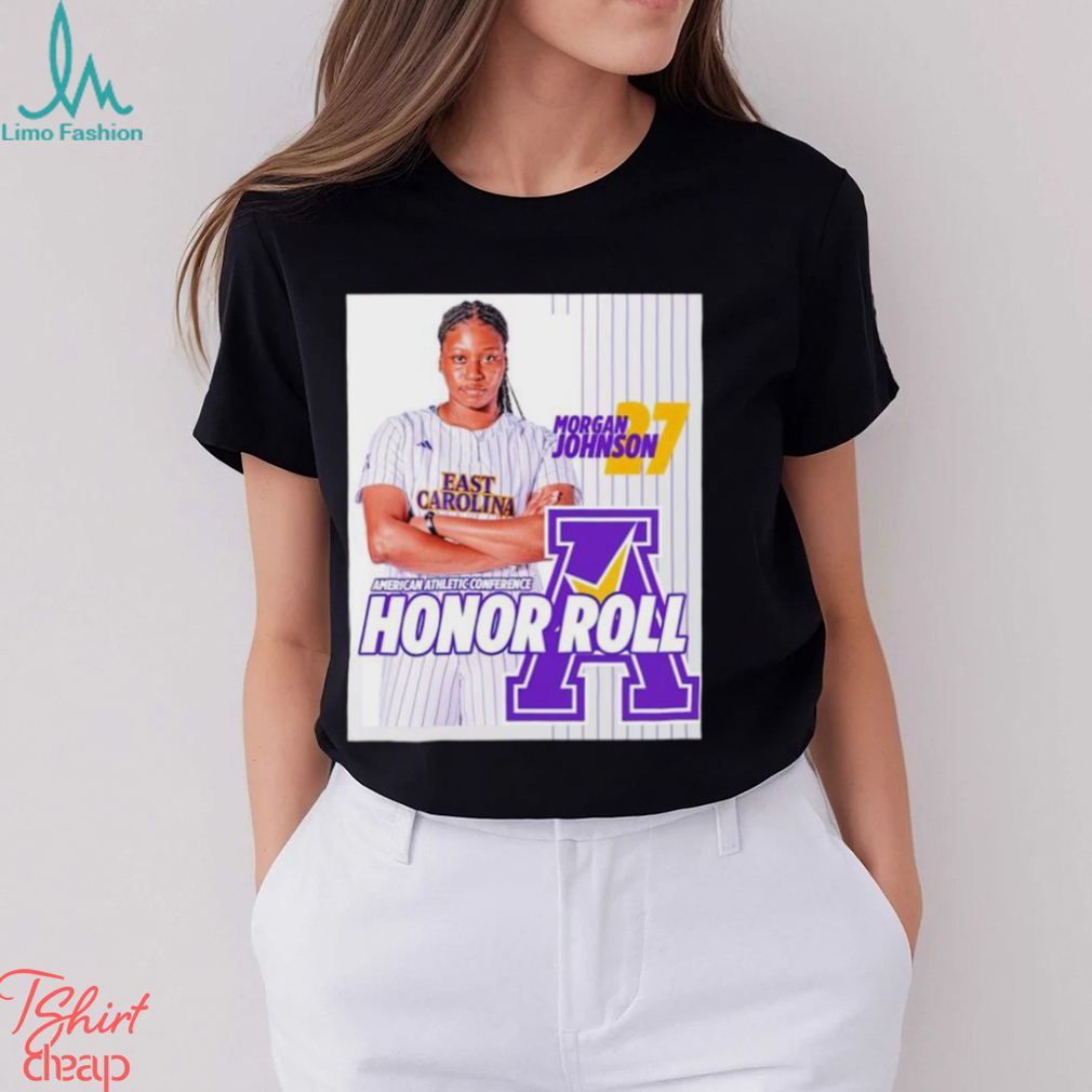 Morgan Johnson American Athletic Conference Honor Roll poster shirt Morgan Johnson American Athletic Conference Honor Roll poster shirt