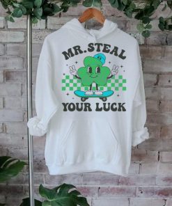 Mr Steal Your Luck Shamrock Skateboard shirt