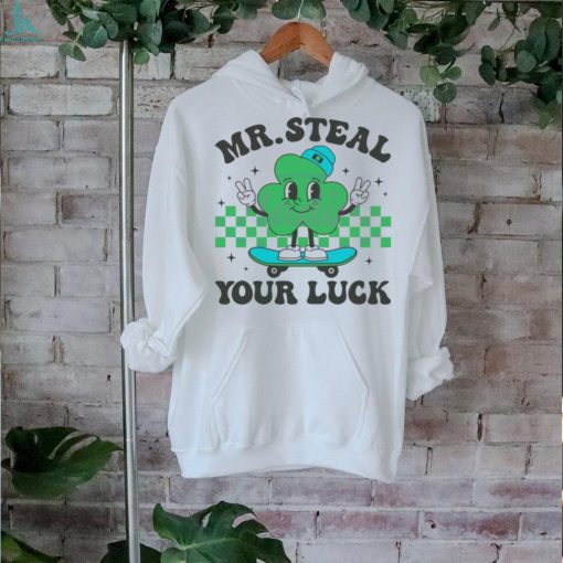 Mr Steal Your Luck Shamrock Skateboard shirt