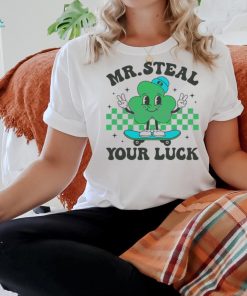 Mr Steal Your Luck Shamrock Skateboard shirt