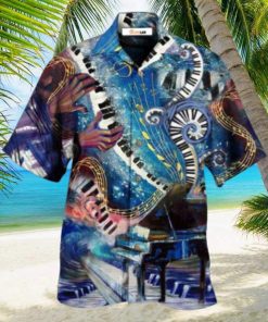 Music Happiness Is Playing My Piano Hawaiian Shirt