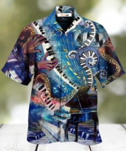 Music Happiness Is Playing My Piano Hawaiian Shirt