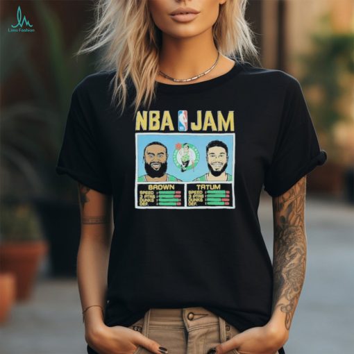 NBA Jam Celtics Brown And Tatum Shirt