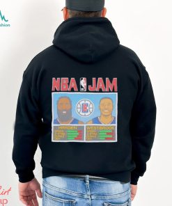 NBA Jam Clippers Harden and Westbrook shirt