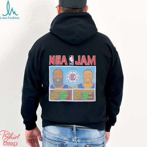 NBA Jam Clippers Harden and Westbrook shirt