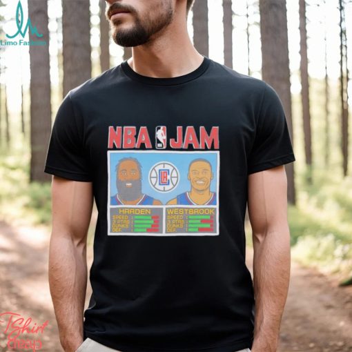 NBA Jam Clippers Harden and Westbrook shirt