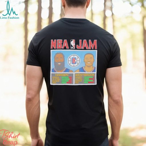 NBA Jam Clippers Harden and Westbrook shirt