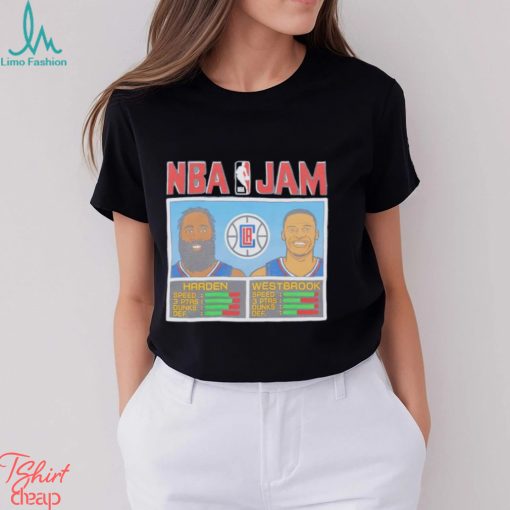 NBA Jam Clippers Harden and Westbrook shirt