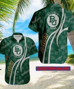 NCAA Baylor Bears Hawaiian Shirt Design Gift Fans Summer Holidays Custom Name