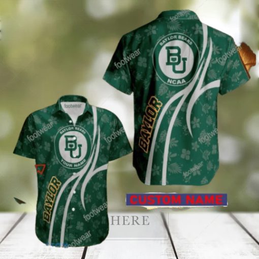 NCAA Baylor Bears Hawaiian Shirt Design Gift Fans Summer Holidays Custom Name