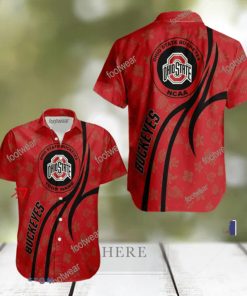 NCAA Ohio State Buckeyes Hawaiian Shirt Design Gift Fans Summer Holidays Custom Name