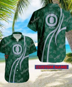 NCAA Oregon Ducks Hawaiian Shirt Design Gift Fans Summer Holidays Custom Name