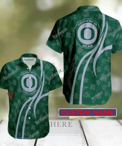 NCAA Oregon Ducks Hawaiian Shirt Design Gift Fans Summer Holidays Custom Name