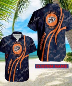 NCAA UTEP Miners Hawaiian Shirt Design Gift Fans Summer Holidays Custom Name