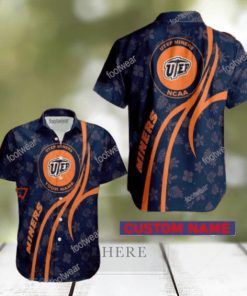 NCAA UTEP Miners Hawaiian Shirt Design Gift Fans Summer Holidays Custom Name