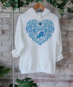 NFL Detroit Lions Heart Logo Lion shirt