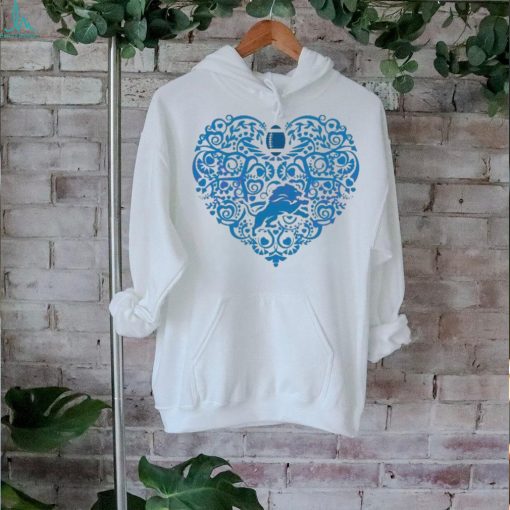 NFL Detroit Lions Heart Logo Lion shirt