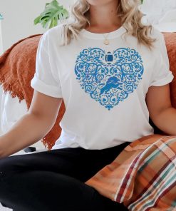NFL Detroit Lions Heart Logo Lion shirt