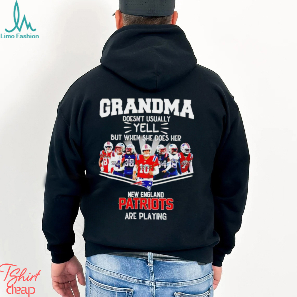 NFL Grandma Doesn’t Usually Yell But When She Does Her New England Patriots Are Playing Football Team signature shirt NFL Grandma Doesn’t Usually Yell But When She Does Her New England Patriots Are Playing Football Team signature shirt