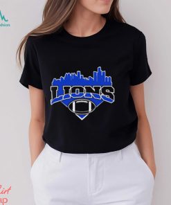 NFL Lions Football Skyline Football Team shirt
