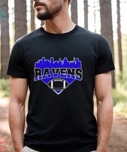 NFL Ravens Football Skyline Football Team shirt