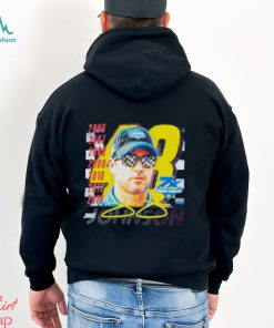 Nascar Jimmie Johnson graphic signature shirt